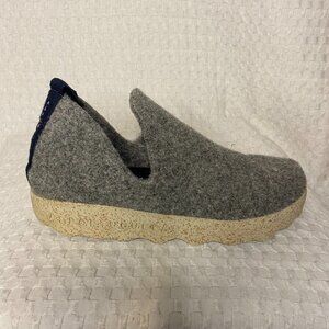 Asportuguesas City Eco-Friendly Unisex Slip-on Round Toe Shoes Grey Sz 40 -9/9.5